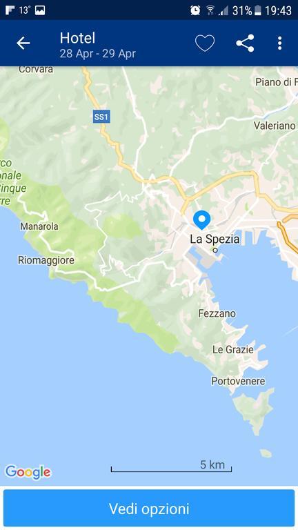 Hotel Cinqueterre Behind La Spezia Exterior foto